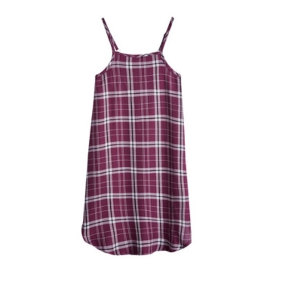 FabKids plaid slip dress